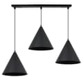 Miniatyrbillede 2 af 8: SOHO HÆNGELAMPE SORT 3-PLADE 25CM E27