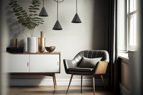 HÆNGELAMPE SPIDER SOHO SORT 3-PL 14CM E14