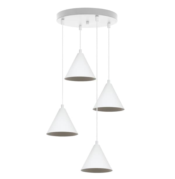 SOHO HÄNGLAMPA VIT 4-PL 14CM E14
