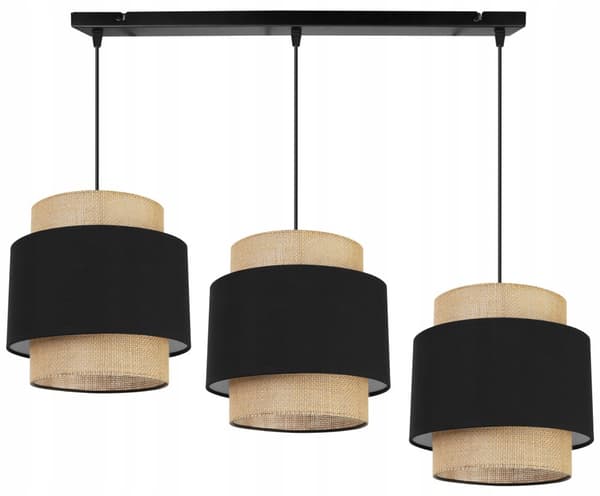 HÆNGELAMPE LOFT LYSKELYSE LAMPESKÆRM BOHO JUTA