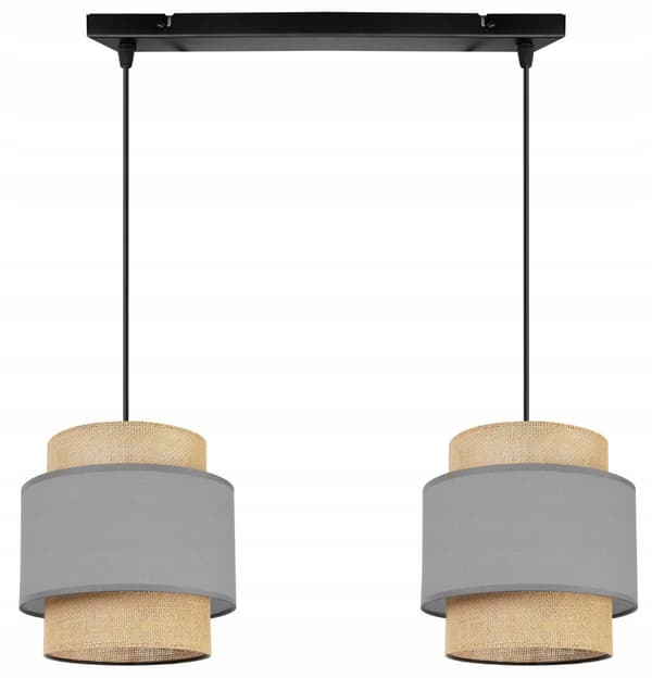 HÄNGLAMPA TAK LJUSKANT LAMPSKÄRM BOHO JUTA