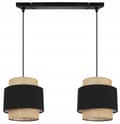 Miniatyrbild 4 av 9: HÄNGLAMPA TAK LJUSKANT LAMPSKÄRM BOHO JUTA
