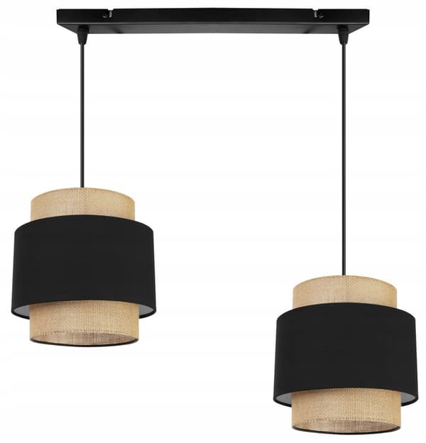 HÄNGLAMPA TAK LJUSKANT LAMPSKÄRM BOHO JUTA