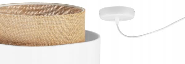 HÄNGLAMPA TAK LJUSKANT LAMPSKÄRM BOHO JUTA