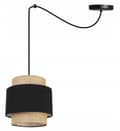 Miniatyrbild 4 av 9: HÄNGLAMPA TAK LJUSKANT LAMPSKÄRM BOHO JUTA