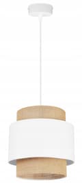 Miniatyrbillede 4 af 9: LOFTSLAMPE HÆNGELYSELYSE LAMPESKÆRM BOHO JUTA
