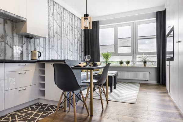 MODERN LED-TAK HÄNGLAMPA AV TRÄ