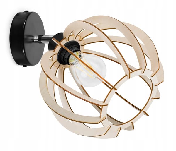 MODERN TAKLAMPA TRÄKUL LED