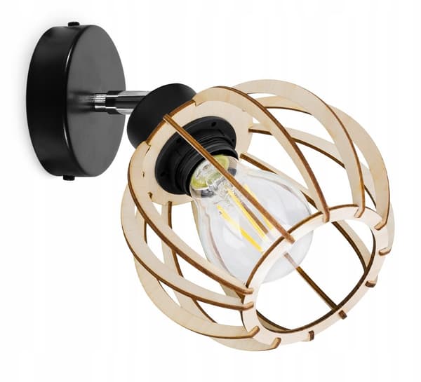 MODERN TAKLAMPA TRÄKUL LED