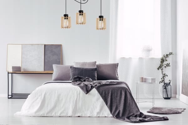 MODERN LED-TAK HÄNGLAMPA AV TRÄ