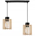 Miniatyrbild 5 av 9: MODERN LED-TAK HÄNGLAMPA AV TRÄ
