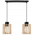 Miniatyrbild 1 av 9: MODERN LED-TAK HÄNGLAMPA AV TRÄ