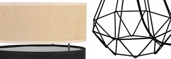 BORDLAMPE JUTE LAMPESKÆRM 20 CM SORT