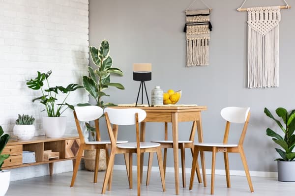 BORDLAMPE JUTE LAMPESKÆRM 20 CM SORT