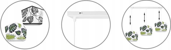 HÆNGE LOFTSLAMPE LYSKELYSE LAMPESKÆRM MODERNE