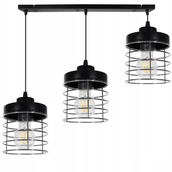 HÆNGENDE LOFTSLAMPE CHARMANT KROMLEDNING LED