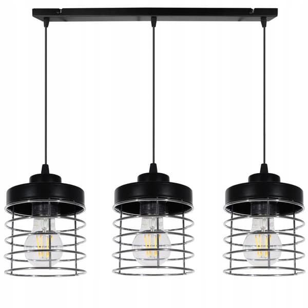 HÆNGENDE LOFTSLAMPE CHARMANT KROMLEDNING LED
