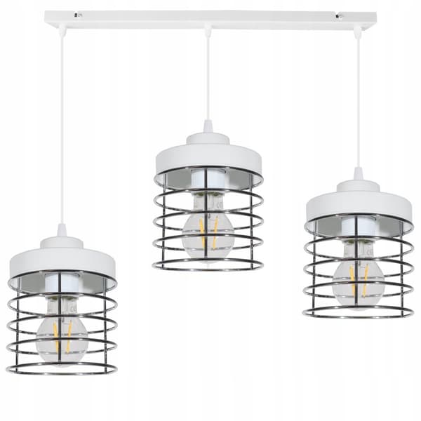 HÆNGENDE LOFTSLAMPE CHARMANT KROMLEDNING LED