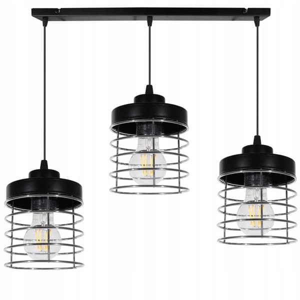 HÆNGENDE LOFTSLAMPE CHARMANT KROMLEDNING LED