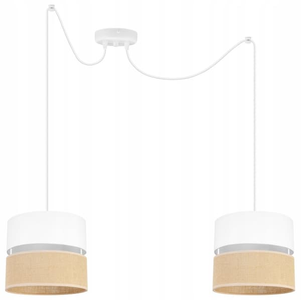 TAK HÄNGLAMPA SPIDER LAMPSKÄRM 20 CM VIT