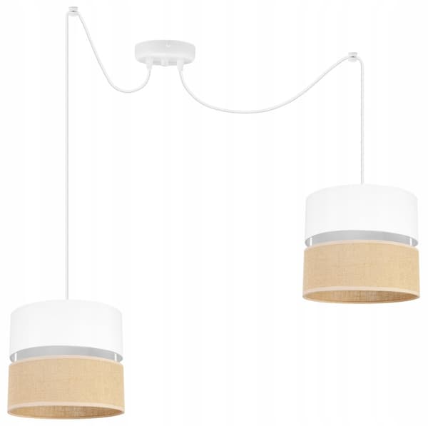 TAK HÄNGLAMPA SPIDER LAMPSKÄRM 20 CM VIT
