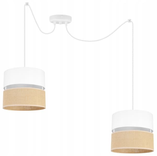 TAK HÄNGLAMPA SPIDER LAMPSKÄRM 20 CM VIT