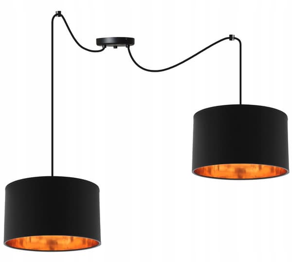 RIIPPUVALAISIN SPIDER KRUUNUT GOLDEN CENTER LED