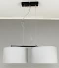 Miniatyrbild 9 av 10: Modernt hängande lampskärmstyg 2x60W LED