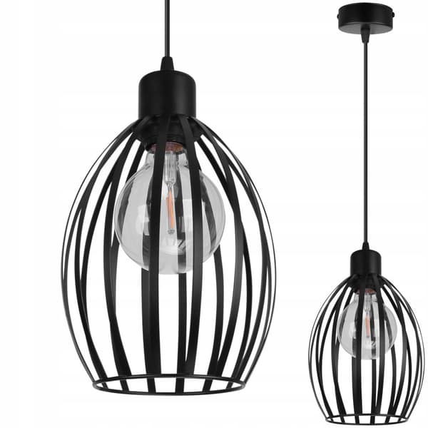 LOFT TAK HÄNGLAMPA METALL E27 LED