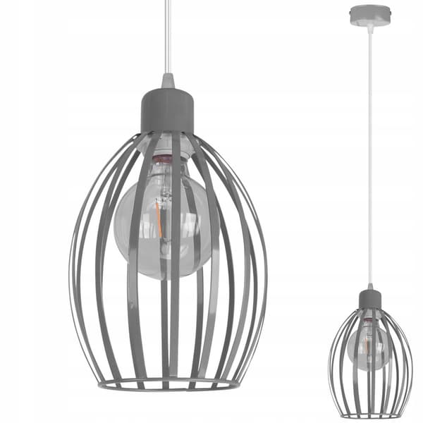 LOFT TAK HÄNGLAMPA METALL E27 LED