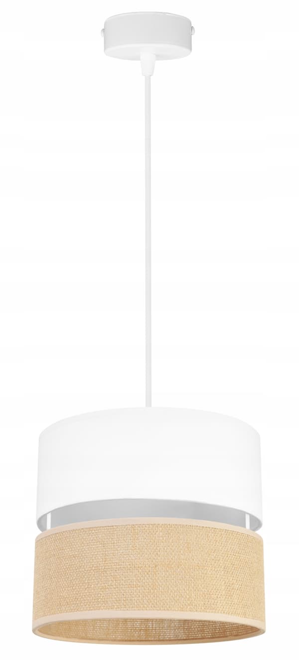 HÄNGLAMPA TAK LJUSKLJUSSKÄRM 20 CM VIT