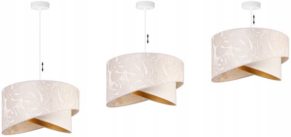 TAK HÄNGLAMPA LAMPSKÄRM SLUTA LÖV 45 cm