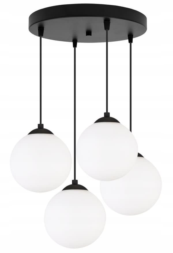 HÆNGE LOFTSLAMPE KUGL SORT LED 15cm