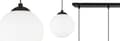 Pikkukuva 7 / 8: RIIPPUVA KATTOVALAISIN LUISTA PALLO MUSTA LED 15cm