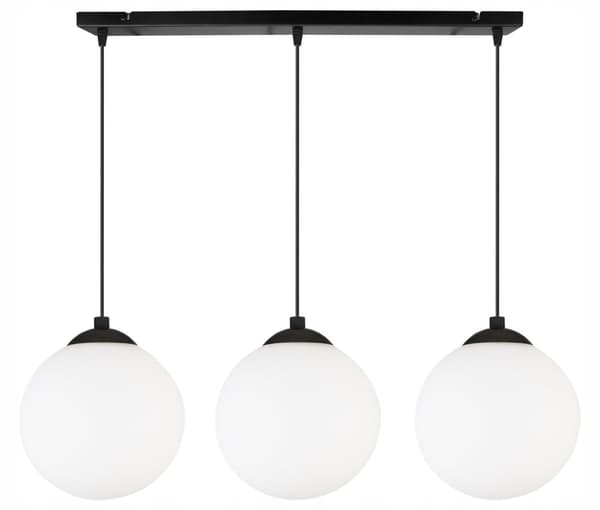 HÆNGE LOFTSLAMPE STRIP KULLE SORT LED 15cm