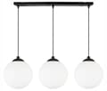 Miniatyrbillede 1 af 9: HÆNGE LOFTSLAMPE STRIP KULLE SORT LED 15cm