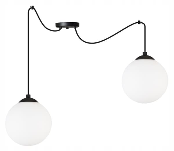 TAK HÄNGLAMPA SPIDER BALL SVART LED 15cm