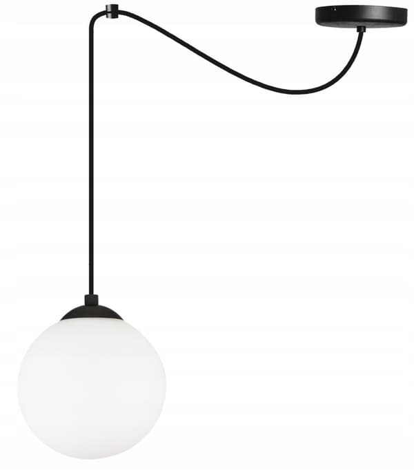 TAK HÄNGLAMPA SPIDER BALL SVART LED 15cm