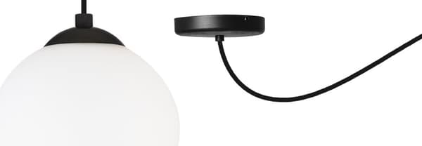 TAK HÄNGLAMPA SPIDER BALL SVART LED 15cm