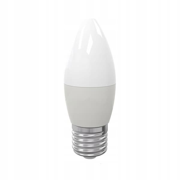 LED-lampa 7W E27 C37 4000K Ljus
