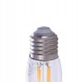 Miniatyrbillede 5 af 5: LED FILAMENT E27 Lyspære Varm 4W 2700K stearinlys