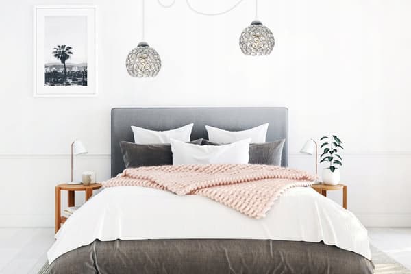 KROM SPINDEL HÄNGLAMPA TAKLAMPA KRISTAL
