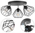 Miniatyrbillede 10 af 10: LOFT HÆNGELAMPE LYSKELYSE LOFTSLAMPE DIAMOND LED