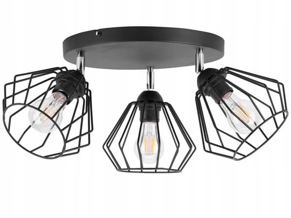 LOFT HÆNGELAMPE LYSKELYSE LOFTSLAMPE DIAMOND LED