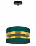 Miniatyrbillede 7 af 10: LOFT HÆNGELAMPE ELEGANT GULD LAMPESKÆRM LED