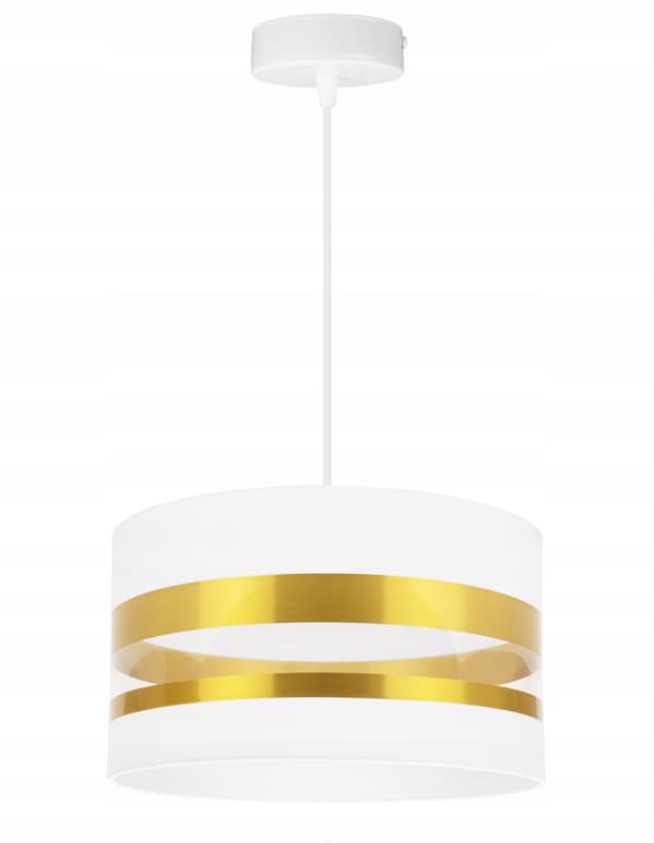 LOFT HÆNGELAMPE ELEGANT GULD LAMPESKÆRM LED