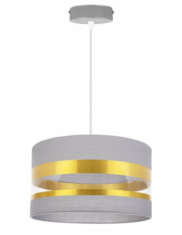 LOFT HÆNGELAMPE ELEGANT GULD LAMPESKÆRM LED