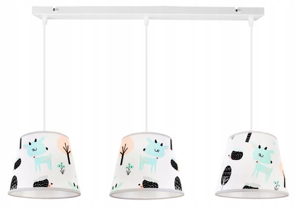 LOFT TAK HÄNGLAMPA BARN LAMPSKÄRM BAMBI