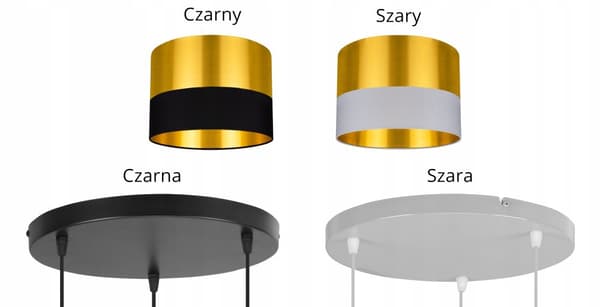 TAK HÄNGLAMPA MODERN LAMPSKÄRM GULD LED