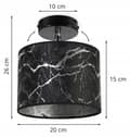 Miniatyrbild 6 av 8: HÄNGANDE TAKSLAMPA Lampsjut LAMPSKJUDSMÖNSTER SILVER